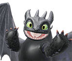 Toothless (Night Fury) - Dreamworks Dragons: Titan Uprising