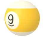 Billiard Ball / Pool Ball - Paper Mario: Sticker Star