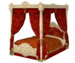 Luxurious Bed / Four-Poster Bed - Paper Mario: Sticker Star