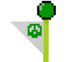 Goal Pole (8-Bit) - Paper Mario: Color Splash