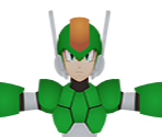 Green Biker Dude - Mega Man X Customs