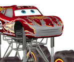 Lightning McQueen (Monster) - Cars: Mater-National Championship