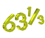 63⅓ Logo - Clay Fighter 63 1/3
