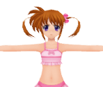 Nanoha Takamachi (Swimsuit) - Mahou Shoujo Lyrical Nanoha A's Portable: -The Gears of Destiny- (JPN)