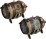 Stronghold Gunpowder Barrel & Keg of Ancient Black Powder - Sea of Thieves