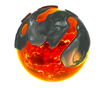 Melty Molten Dome Planet - Super Mario Galaxy