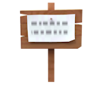 Sign Board - Super Mario Galaxy