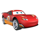 Lightning McQueen (Santa Carburera) - Cars: Race-O-Rama
