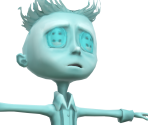 Huck Finn Jr. Ghost Boy - Coraline