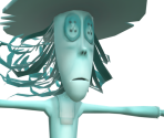 Tall Pioneer Ghost Girl - Coraline