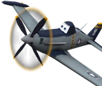 Dusty Crophopper (Navy) - Disney's Planes