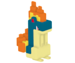 #0156 Quilava - Pokémon Quest
