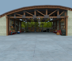 Main Menu Hangar - Disney's Planes: Fire & Rescue