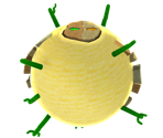 Dusty Dune Sand Stream Ball Planet - Super Mario Galaxy