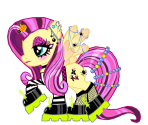 Fluttershy (Edgy) - My Little Pony: Magic Princess