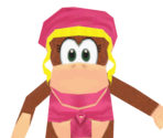 Dixie Kong - Diddy Kong Racing DS
