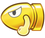 Bullet Bill - Paper Mario: The Thousand-Year Door