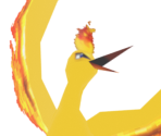 Moltres Trophy - Super Smash Bros. Melee