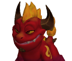 Flaming Rock Dragon (Young) - Dragon City 2