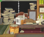 Mr. Write's House Interior - The Legend of Zelda: Link's Awakening