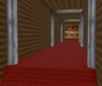 Bowser in the Dark World Hallway - Super Mario 64