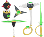 Klonoa's Weapons (Heroes) - Klonoa Customs