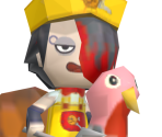 Avian Joust Goth Boy Trophy - MySims Agents
