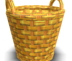 Rattan Basket - Wii Party