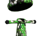023 Faux-Snakeskin Robe - Miitopia