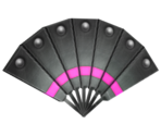 005 Black Iron Fan - Miitopia