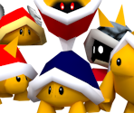 Buzzy Beetle & Spiny Family (Nintendo 64-style) - Mario Customs