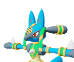 #0448 Lucario (Ruins Style) - Pokémon Unite