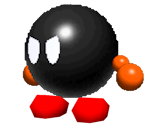Bob-omb (Super Mario Bros. 2, Super Mario 64-style) - Mario Customs