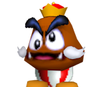 Goomba King / Goomboss (Super Mario 64-style) - Paper Mario Customs