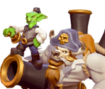 Baron Revilgaz & Fleet Master Seahorn - Warcraft Rumble
