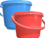 Blue / Red Bucket - Splatoon 3