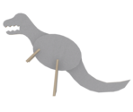 Cardboard Dino A - LittleBigPlanet 3 (Prototype)