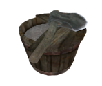 Water Filled Pail with Axe - Dark Souls