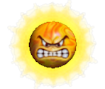 Angry-Sun (Nintendo 64-Style) - Mario Customs