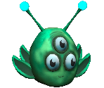 Coldplay Green Alien Head (Jonny Buckland) - Roblox