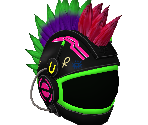 Coldplay Mohawk Helmet (Guy Berryman) - Roblox