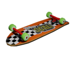 Radical Orange Skateboard - Roblox