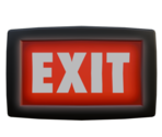Exit Sign - Rec Room
