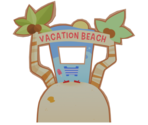 Cutout Sign - Vacation Simulator
