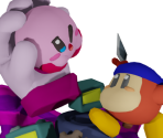 Fearful Grab Hand - Kirby and the Rainbow Curse