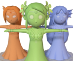 Goddess Statues (Awakened) - The Legend of Zelda: The Wind Waker