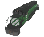 Burlington Northern SD40-2 - Trainz Railroad Simulator 2006