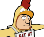 Man in Chicken Costume - Family Guy: Video Game!