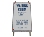 Waiting Room Sign - The Stanley Parable