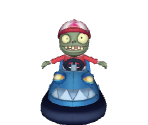 Bumper Car Zombie - Plants vs. Zombies AR Trading Cards